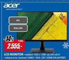 HA240Ybid 23,8 LED FHD HDMI DVI ACER