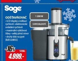 BJE520BSS Odšťavňovač SAGE