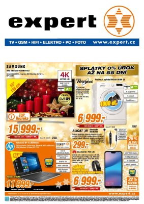 akční leták Expert elektro 13.12.2018-18.12.2018