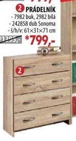 Prádelník se zásuvkami 7982