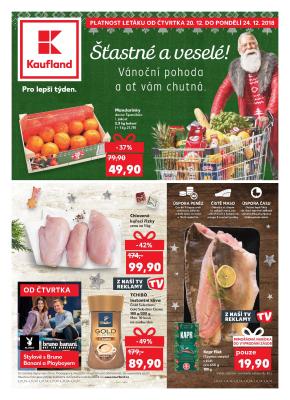 akční leták Kaufland 20.12.2018-24.12.2018