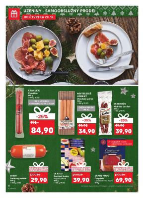 akční leták Kaufland 20.12.2018-24.12.2018