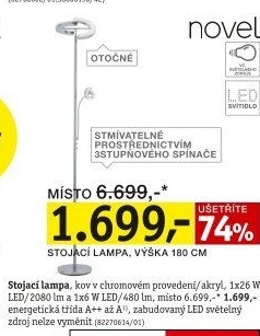 LED STOJACÍ LAMPA
