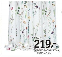 LÁTKA DEKORAČNÍ