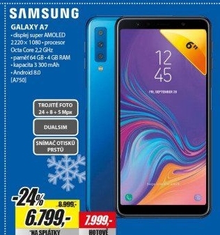 SM A750 Galaxy A7 BlueSAMSUNG