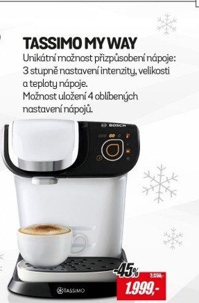 TAS6004 TASSIMO MY WAY BÍLÝBOSCH