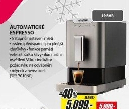 SES 7010NP Automatické EspressoSENCOR