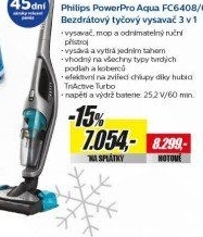 FC6408/01 AKU TYČOVÝ VYSAVAČ 3v1 PHILIPS