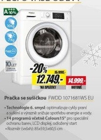 FWDD 1071681WS EU PRAČ. SE SUŠ WHIRLPOOL