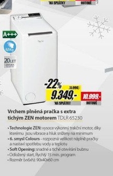TDLR 65230ZEN PRAČKA VRCH. PL. WHIRLPOOL