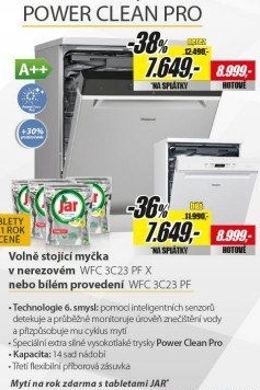 WFC 3C23PF MYČKA 60CMWHIRLPOOL