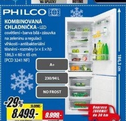 PCD 3241 NF komb. chladnička PHILCO