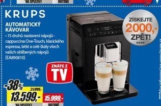 EA890810 PLNOAUTOMATICKÉ ESPRESSO KRUPS