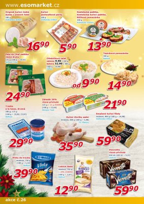 akční leták ESO MARKET 19.12.2018-31.12.2018