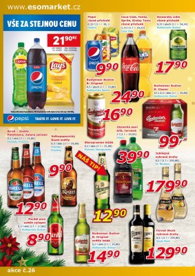 akční leták ESO MARKET 19.12.2018-31.12.2018