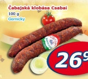 Klobása Csabai Gornický