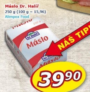 Máslo Dr.Halíř