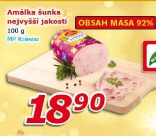 Šunka Amálka nejvyšší jakosti Krásno