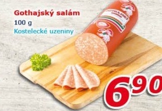 Salám Gothaj Kostelecké uzeniny