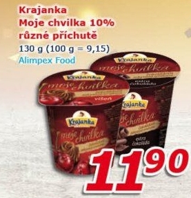 Dezert zakysaný Moje chvilka Krajanka