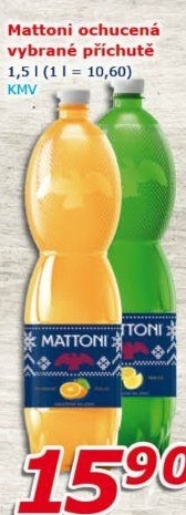 Ochucená voda Mattoni