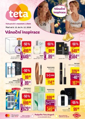 akční leták Teta drogerie 6.12.2018-24.12.2018