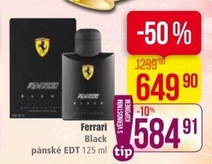 Toaletní voda pánská Black Ferrari