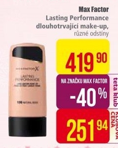 Make up Lasting Performance Max Factor