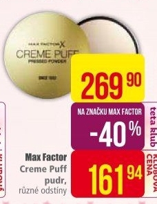 Pudr Creme Puff Max Factor