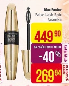 Řasenka False Lash Epic Max Factor