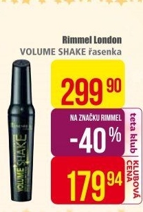 Řasenka Volume Shake Rimmel