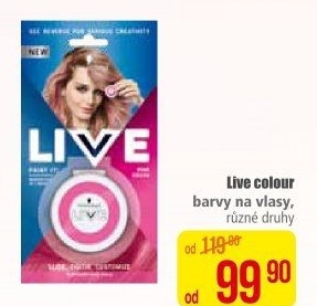 Barva na vlasy Live Colour Schwarzkopf