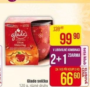 Vonná svíčka Glade by Brise