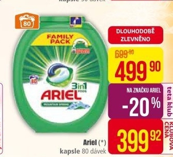 Prací kapsle 3v1 Ariel