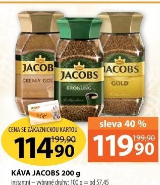 Instantní kávy Jacobs