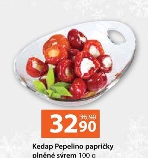 Papričky pepelino plněné sýrem Kedap