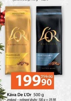 Zrnková káva L'