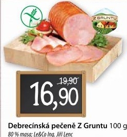 Pečeně debrecínská Z Gruntu