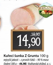 Šunka kuřecí Z Gruntu