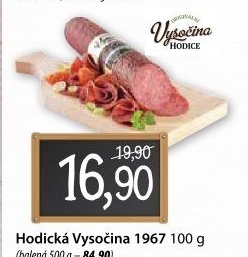 Salám Vysočina 1967 Vysočina Hodice