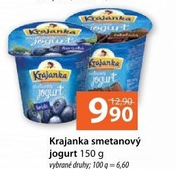Jogurt smetanový ochucený Krajanka
