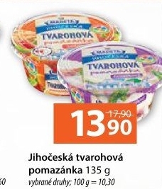 Tvarohová pomazánka Jihočeská Madeta