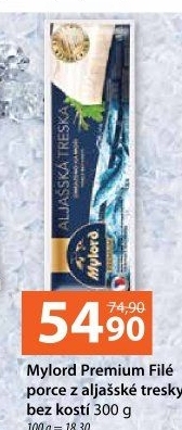 Aljašská treska filé pro děti mražené Premium Mylord