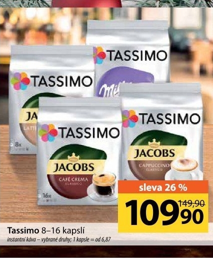 Kapsle Tassimo Jacobs