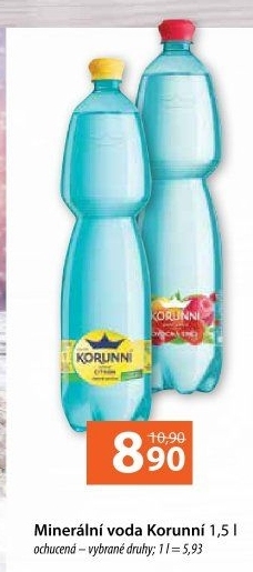 Voda ochucená Korunní