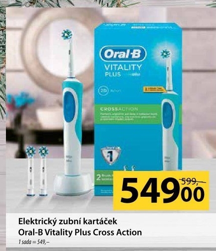 Elektrický zubní kartáček Vitality Cross Action Oral-B