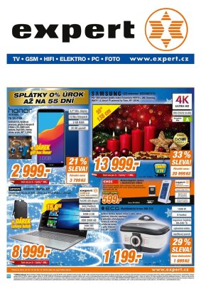 akční leták Expert elektro 19.12.2018-30.12.2018