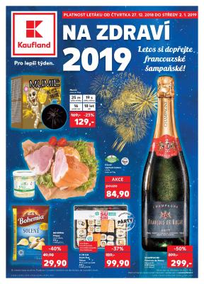 akční leták Kaufland 27.12.2018-2.1.2019
