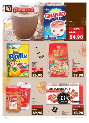 akční leták Kaufland 27.12.2018-2.1.2019