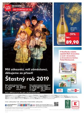 akční leták Kaufland 27.12.2018-2.1.2019